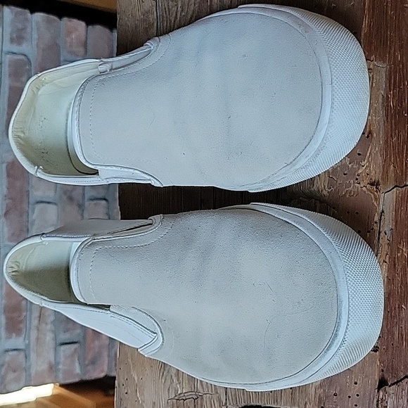 COACH SUEDE LEATHER SLIP-ON SNEAKERS - Picture 3 of 9